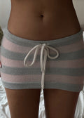 Halo Skirt - Sakura Stripe