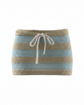 Halo Skirt - Ice Blue Stripe