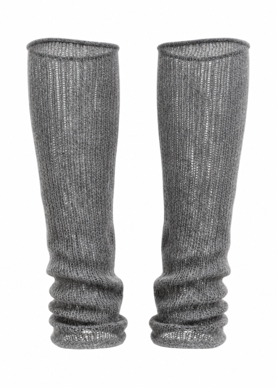Mohair Leg Warmers - Cygnet