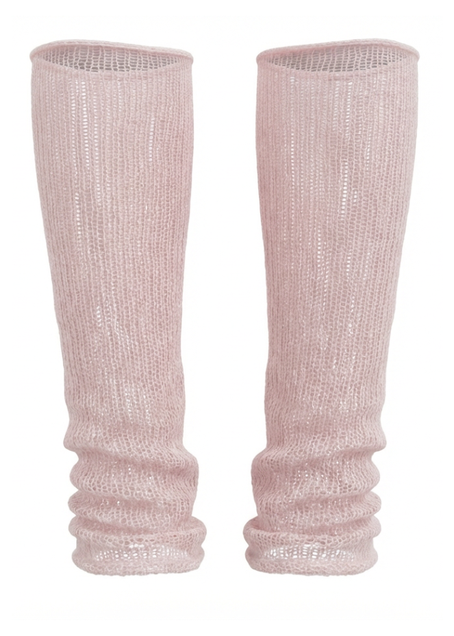 Mohair Leg Warmers - Sakura (Made-to-order)