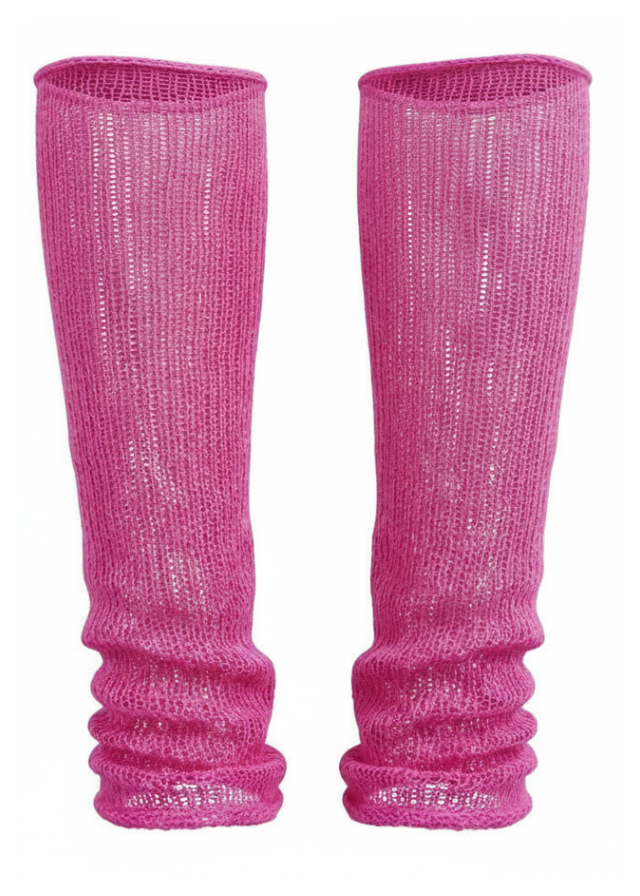 Mohair Leg Warmers - Orchid