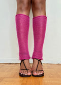 Mohair Leg Warmers - Orchid
